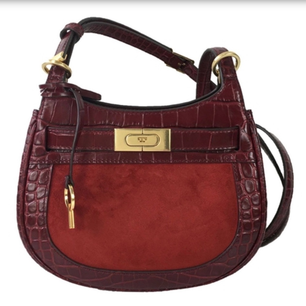TORY BURCH
Lee Radziwill Small Saddle Bag